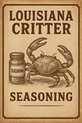 Louisiana Critter Seasoning™ 7.3 oz