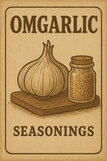 OMGarlic Seasoning™ 4.8 oz