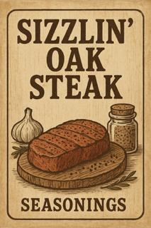 Sizzlin' Oak Steak Seasoning™ 7.5 oz