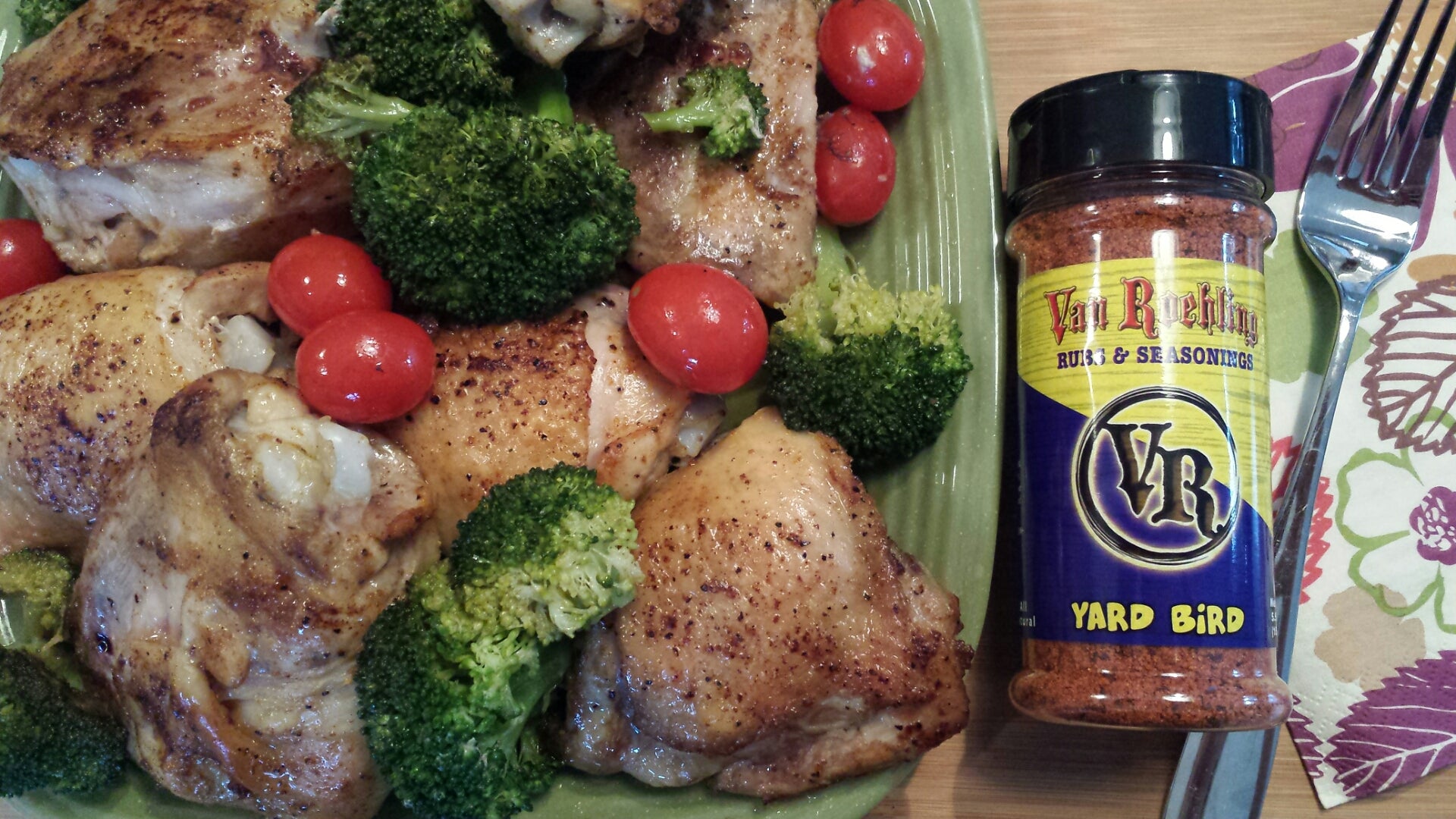 yard bird seasoning rub van roehling texas flavor bbq barbecue grilling roasting fried chicken