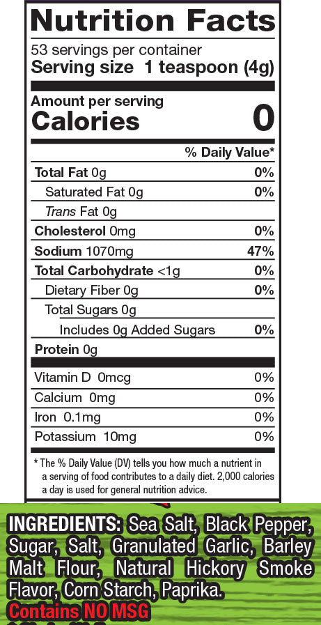 Sizzlin' Oak Steak Seasoning™ 7.5 oz